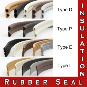 5M Door Window Rubber Seal Strip Self Adhesive Foam Tape Draught Excluder