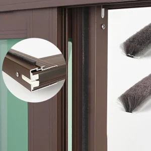 Hairy Door and Window Brush Draught Excluders Pile Seal Draft Strip 8/10/11/13mm