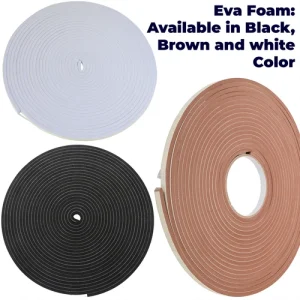 10.5M Rubber Seal Weather Strip Foam Sticky Tape Door Window Draught Excluder